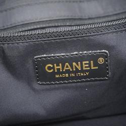 シャネル(Chanel) シャネル トートバッグ ニュートラベル ナイロン ブラック シャンパン レディース