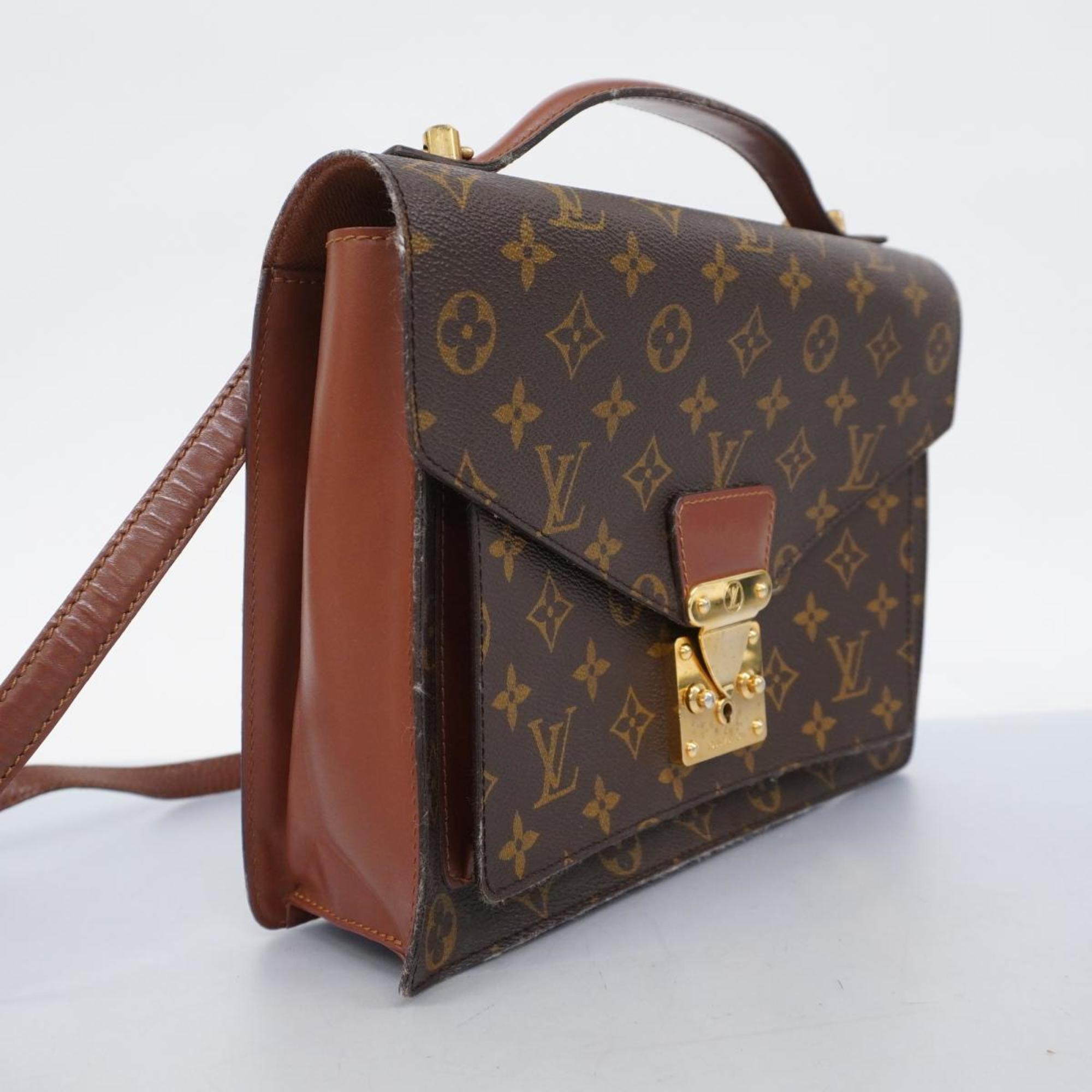 ルイ・ヴィトン(Louis Vuitton) ルイ・ヴィトン ショルダーバッグ モノグラム モンソー28 M51185 ブラウンレディース