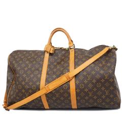 ルイ・ヴィトン(Louis Vuitton) ルイ・ヴィトン ボストンバッグ モノグラム キーポルバンドリエール60 M41412 ブラウンメンズ レディース