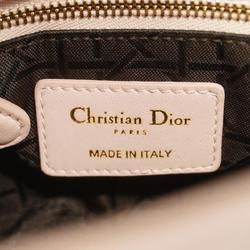 クリスチャン・ディオール(Christian Dior) クリスチャンディオール ハンドバッグ カナージュ レディディオール レザー ピンク シャンパン  レディース