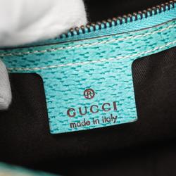 グッチ(Gucci) グッチ ハンドバッグ ニュージャッキー 124407 キャンバス レザー ブラウン ブルー ピンク  レディース