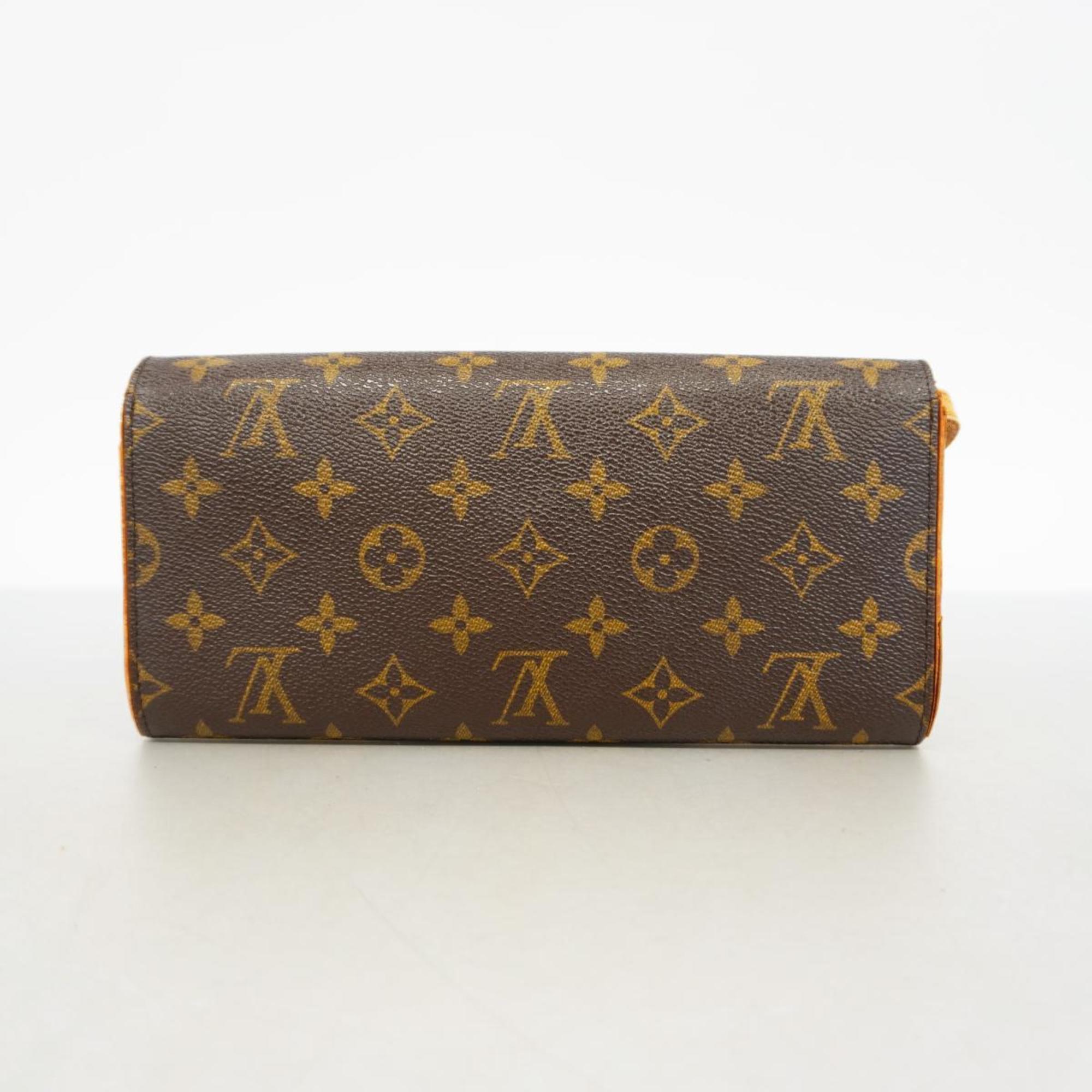 ルイ・ヴィトン(Louis Vuitton) ルイ・ヴィトン ショルダーバッグ モノグラム ポシェットツインGM M51852 ブラウンレディース