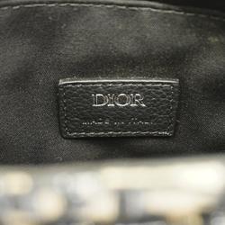 クリスチャン・ディオール(Christian Dior) クリスチャンディオール ショルダーバッグ トロッター キャンバス レザー ネイビー ブラック   レディース