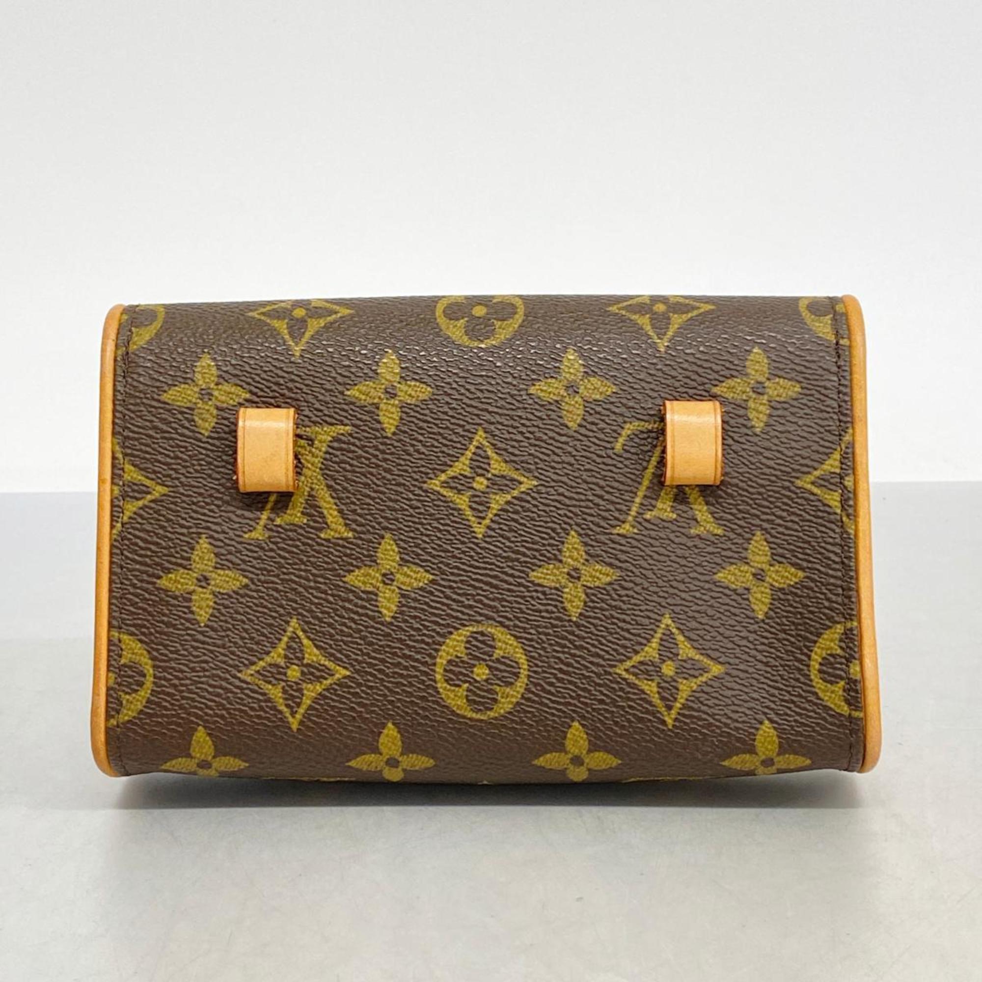 ルイ・ヴィトン(Louis Vuitton) ルイ・ヴィトン ウエストバッグ モノグラム ポシェットフロランティーヌ M51855 ブラウンメンズ レディース