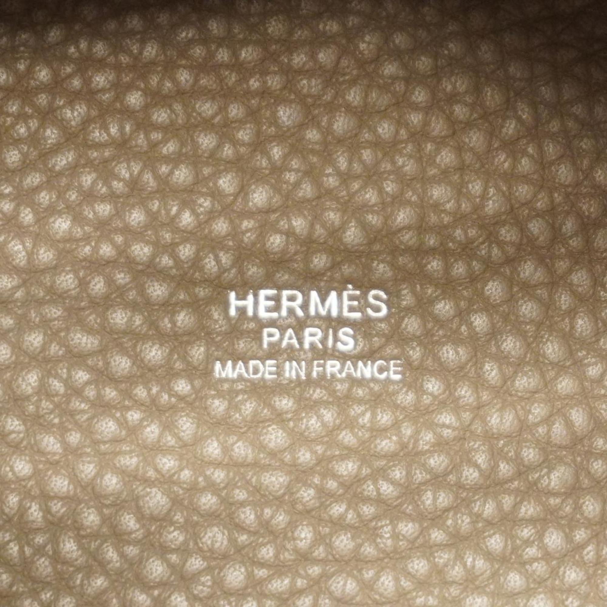 エルメス(Hermes) エルメス ハンドバッグ ピコタンロックPM W刻印 トリヨンモーリス グリアスファルト   レディース