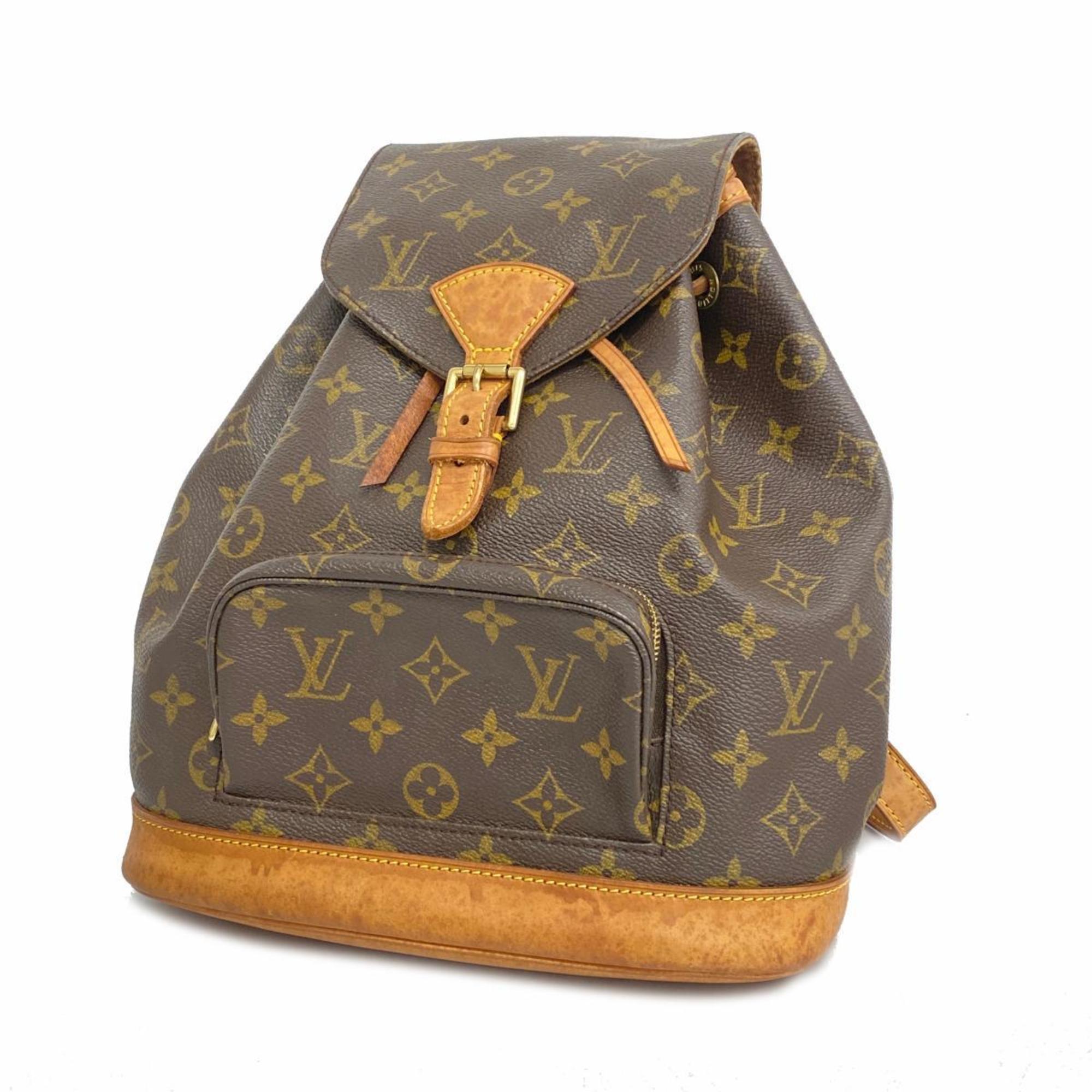 ルイ・ヴィトン(Louis Vuitton) ルイ・ヴィトン リュックサック モノグラム モンスリMM M51136 ブラウンレディース