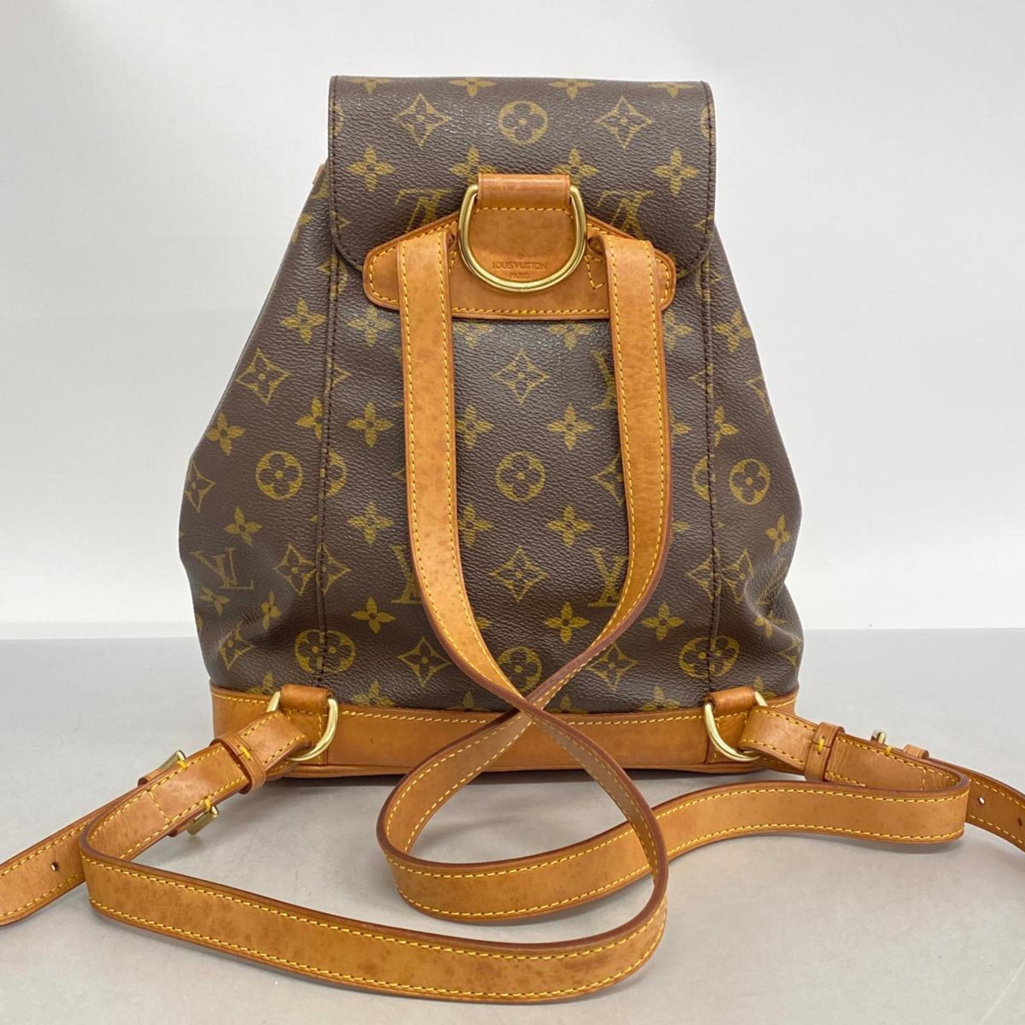 ルイ・ヴィトン(Louis Vuitton) ルイ・ヴィトン リュックサック モノグラム モンスリMM M51136 ブラウンレディース