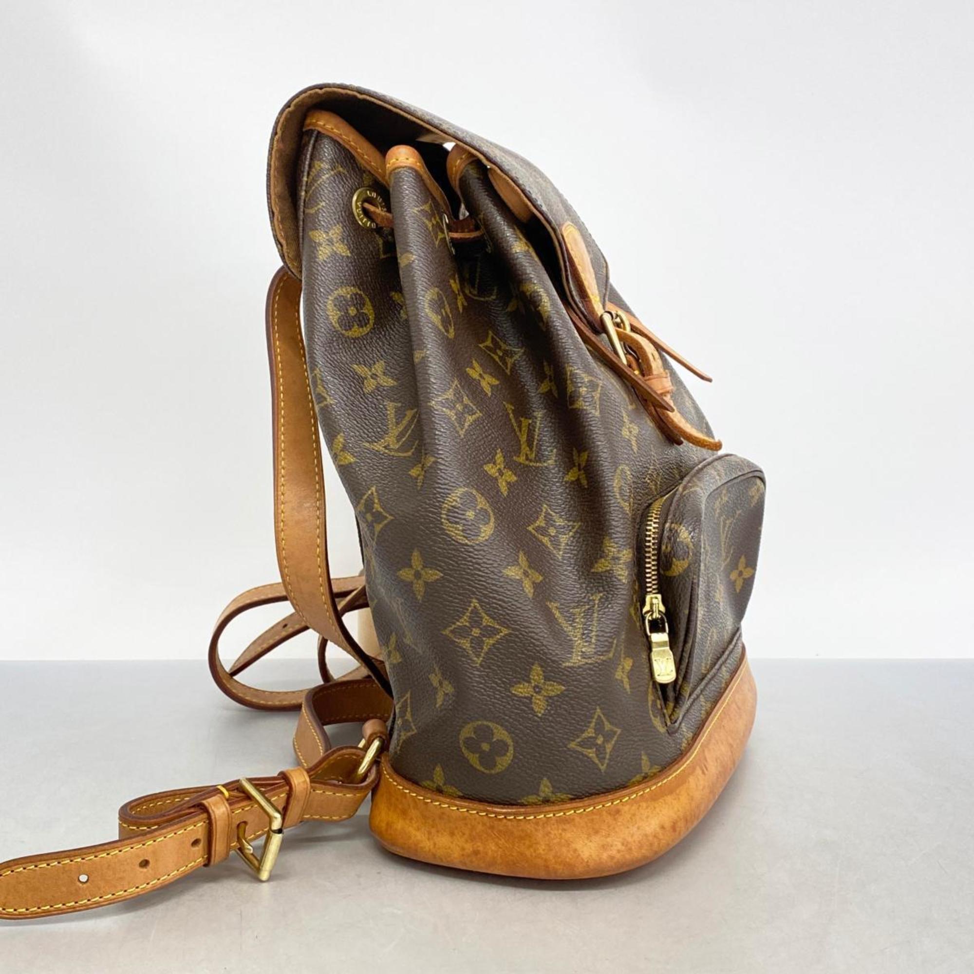 ルイ・ヴィトン(Louis Vuitton) ルイ・ヴィトン リュックサック モノグラム モンスリMM M51136 ブラウンレディース