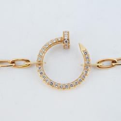 カルティエ(Cartier) カルティエ ネックレス ジュストアンクル ダイヤモンド K18PG ピンクゴールド  レディース