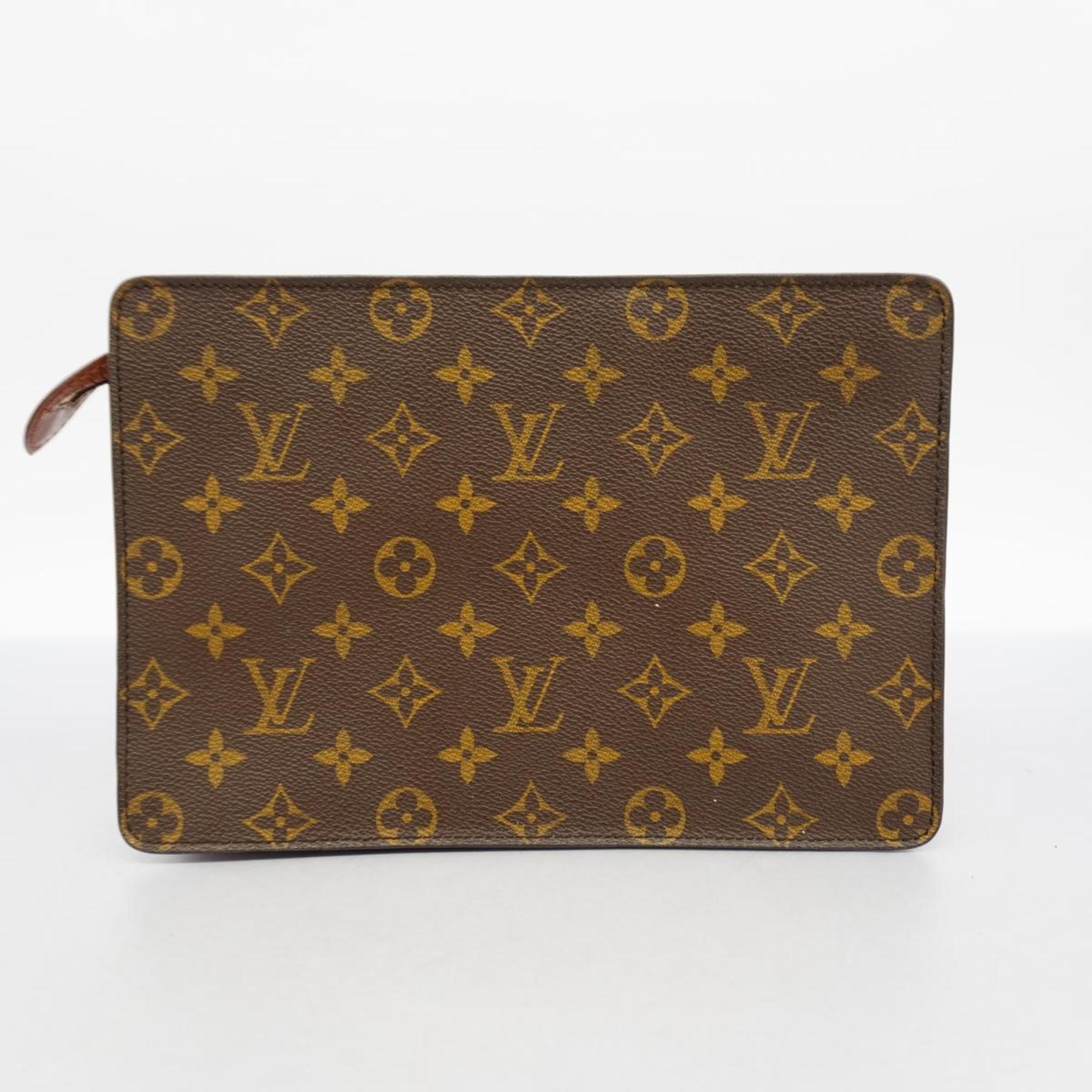 ルイ・ヴィトン(Louis Vuitton) ルイ・ヴィトン クラッチバッグ モノグラム ポシェットオム M51795 ブラウンメンズ レディース