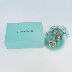 ティファニー(Tiffany) ティファニー ネックレス ハートリボン K18YG イエローゴールド 925 シルバー  レディース