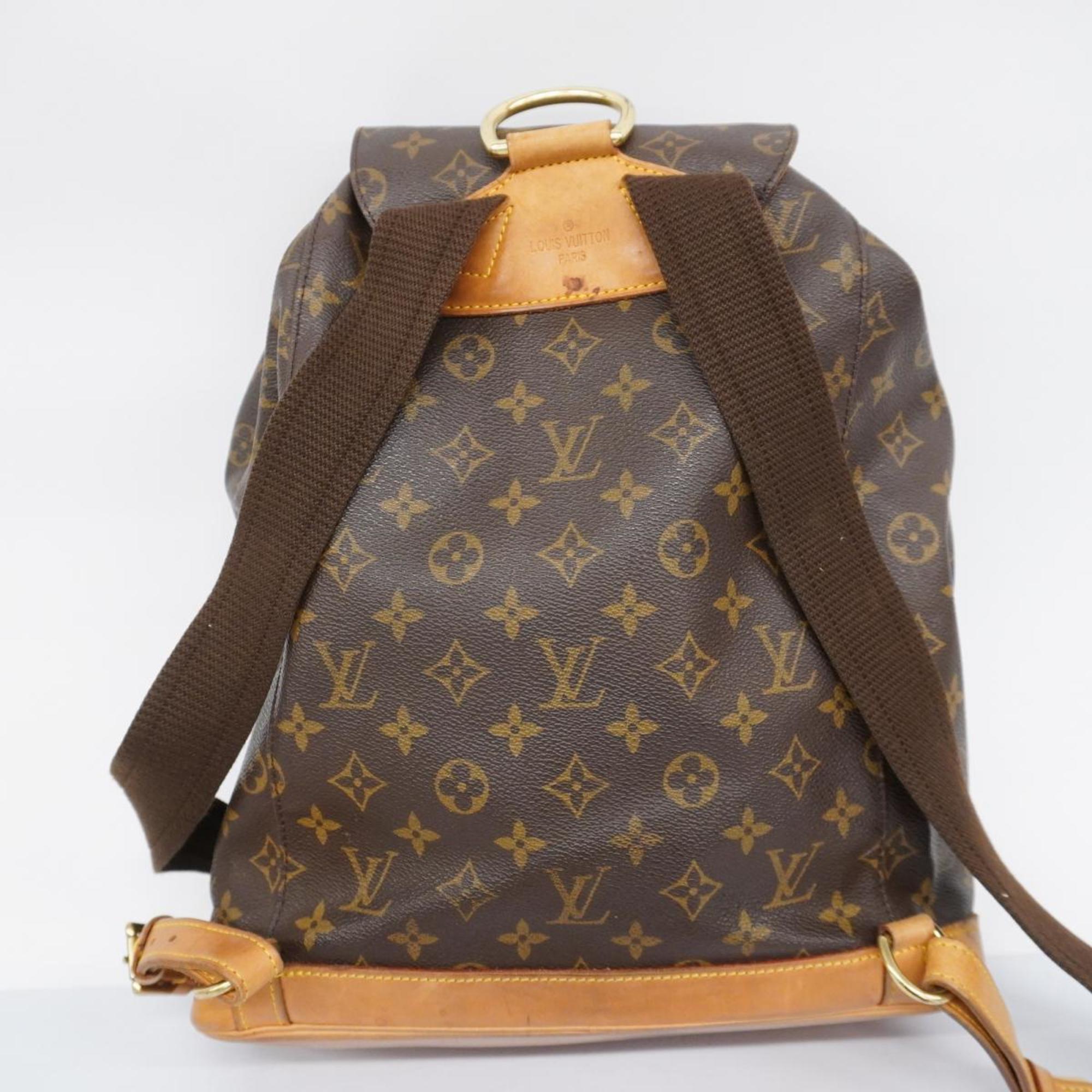 ルイ・ヴィトン(Louis Vuitton) ルイ・ヴィトン リュックサック モノグラム モンスリGM M51135 ブラウンレディース