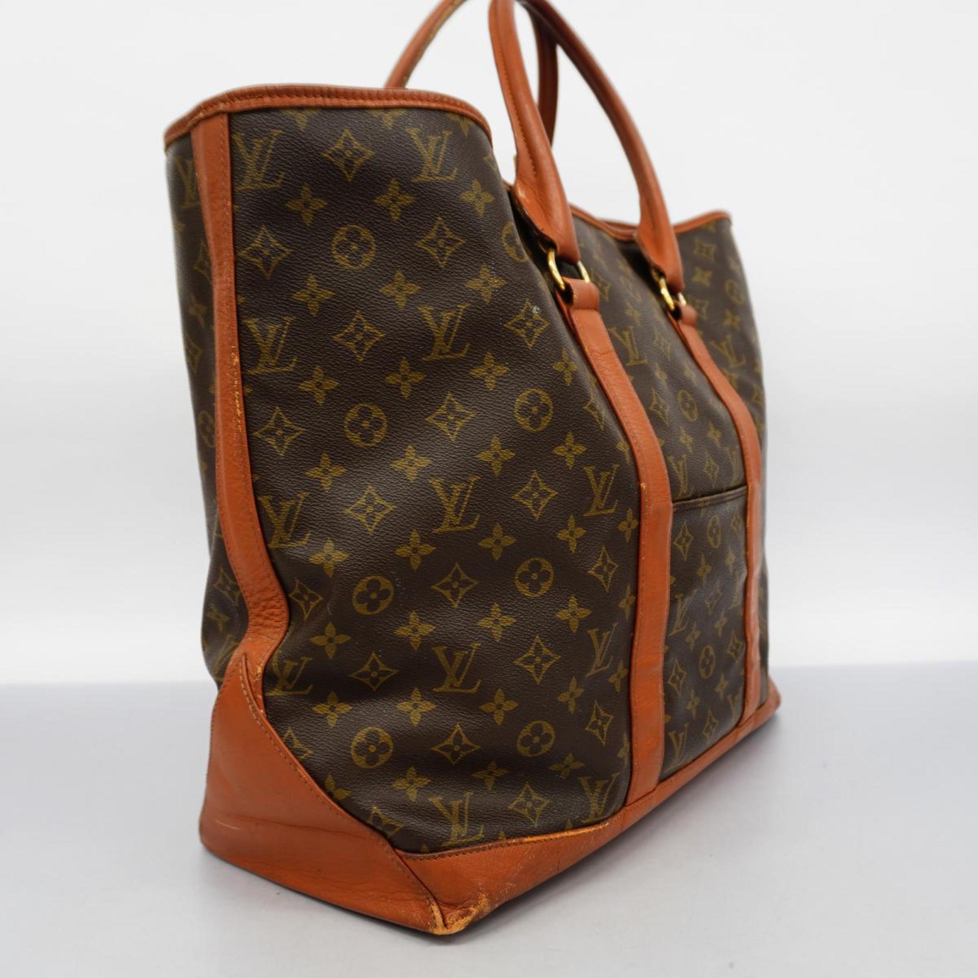 ルイ・ヴィトン(Louis Vuitton) ルイ・ヴィトン トートバッグ モノグラム サックウィークエンドGM M42420 ブラウンレディース