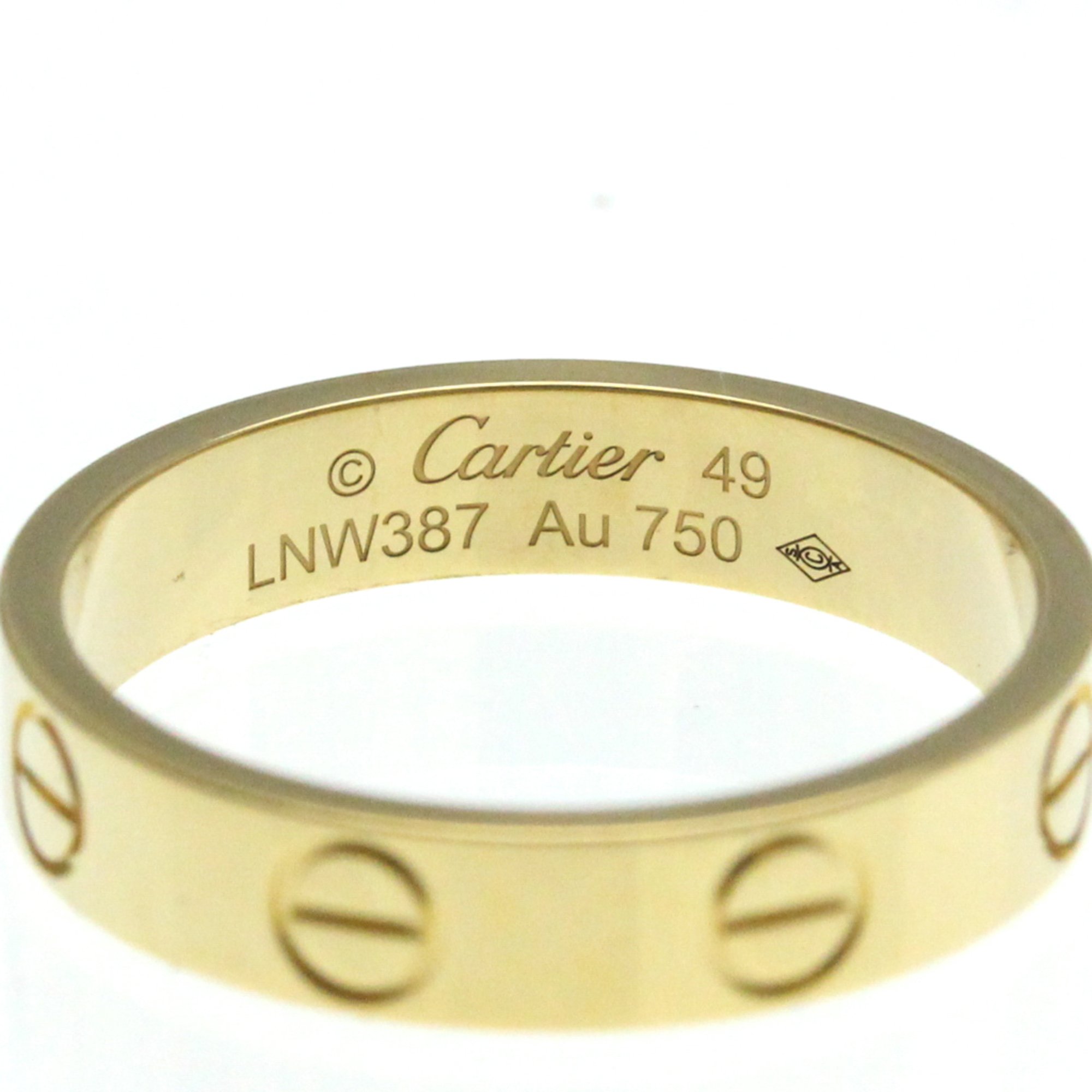 カルティエ(Cartier) ミニラブリング B4085049 K18イエローゴールド(K18YG) ファッション 無し バンドリング ゴールド