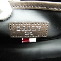 バリー(Bally) CHADD.NA 6238717 レディース,メンズ キャンバス,レザー ショルダーバッグ ブラウン,カーキ