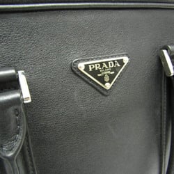 プラダ(Prada) メンズ レザー ブリーフケース,ショルダーバッグ ブラック