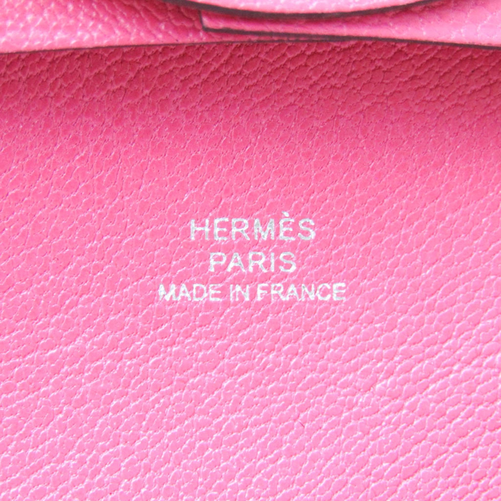 エルメス(Hermes) バスティア レディース シェーブル 小銭入れ・コインケース ピンク