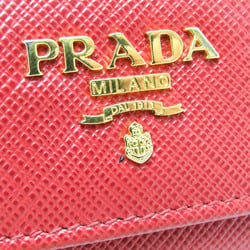 プラダ(Prada) サフィアーノ 1PG222 レディース レザー キーケース レッド