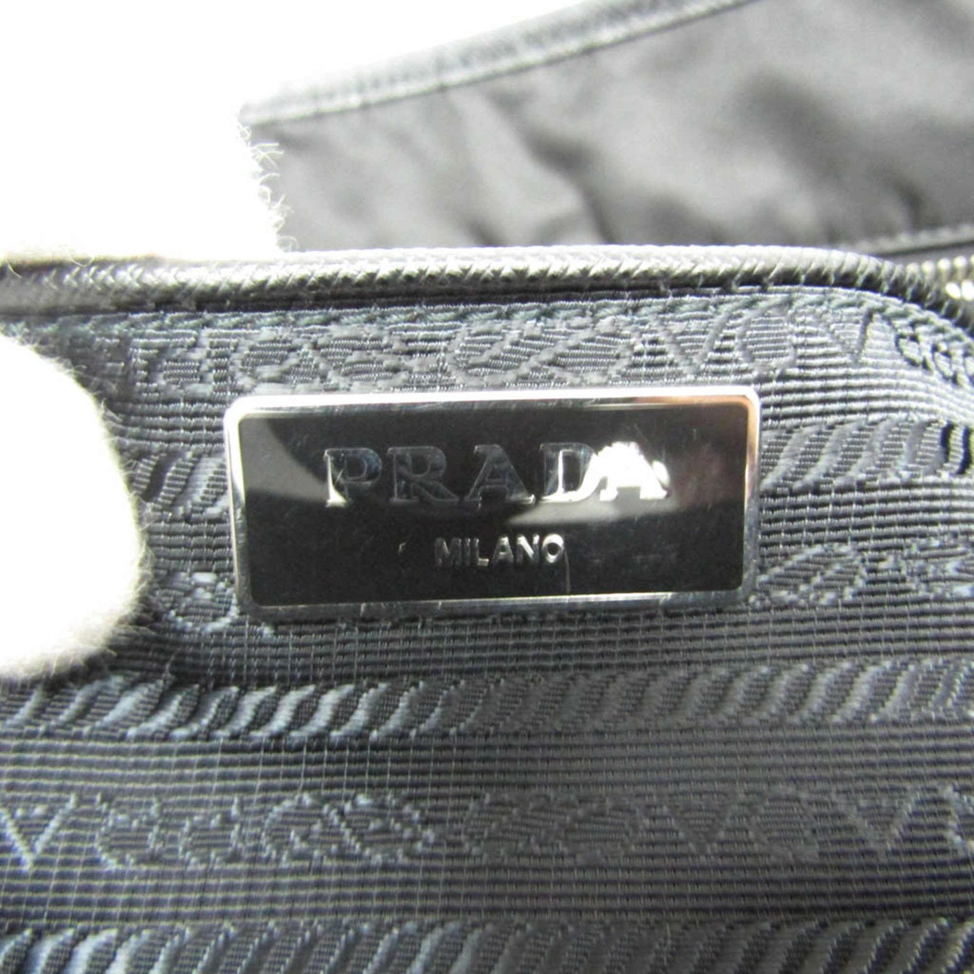 プラダ(Prada) 1BG401 VELA レディース ナイロン,レザー トートバッグ ブラック