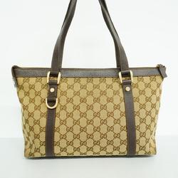 グッチ(Gucci) グッチ トートバッグ GGキャンバス アビー 141470 キャンバス ブラウン   レディース