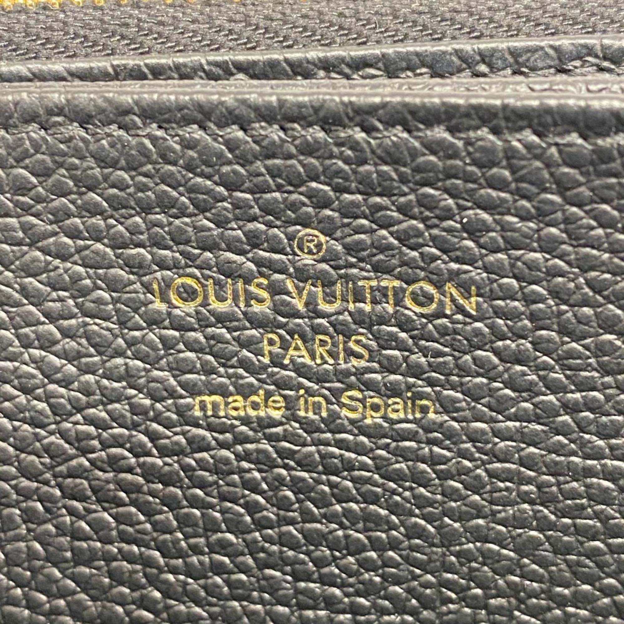 ルイ・ヴィトン(Louis Vuitton) ルイ・ヴィトン 長財布 モノグラム・アンプラント ジッピーウォレット M61864 ノワールレディース