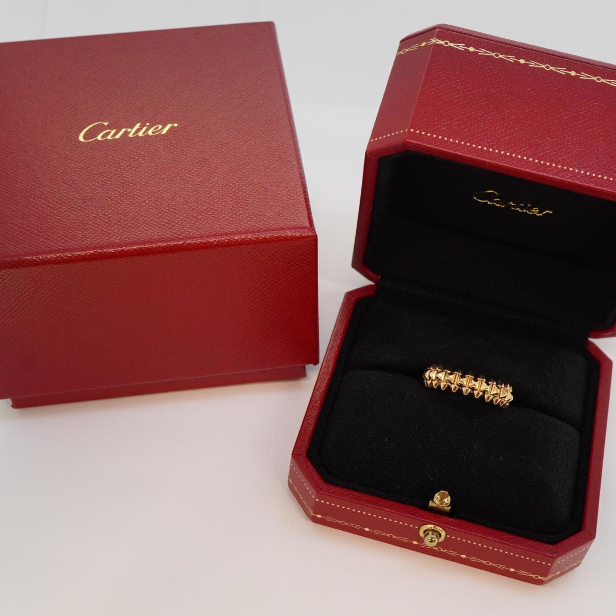 カルティエ(Cartier) カルティエ リング クラッシュ K18PG ピンクゴールド  メンズ レディース