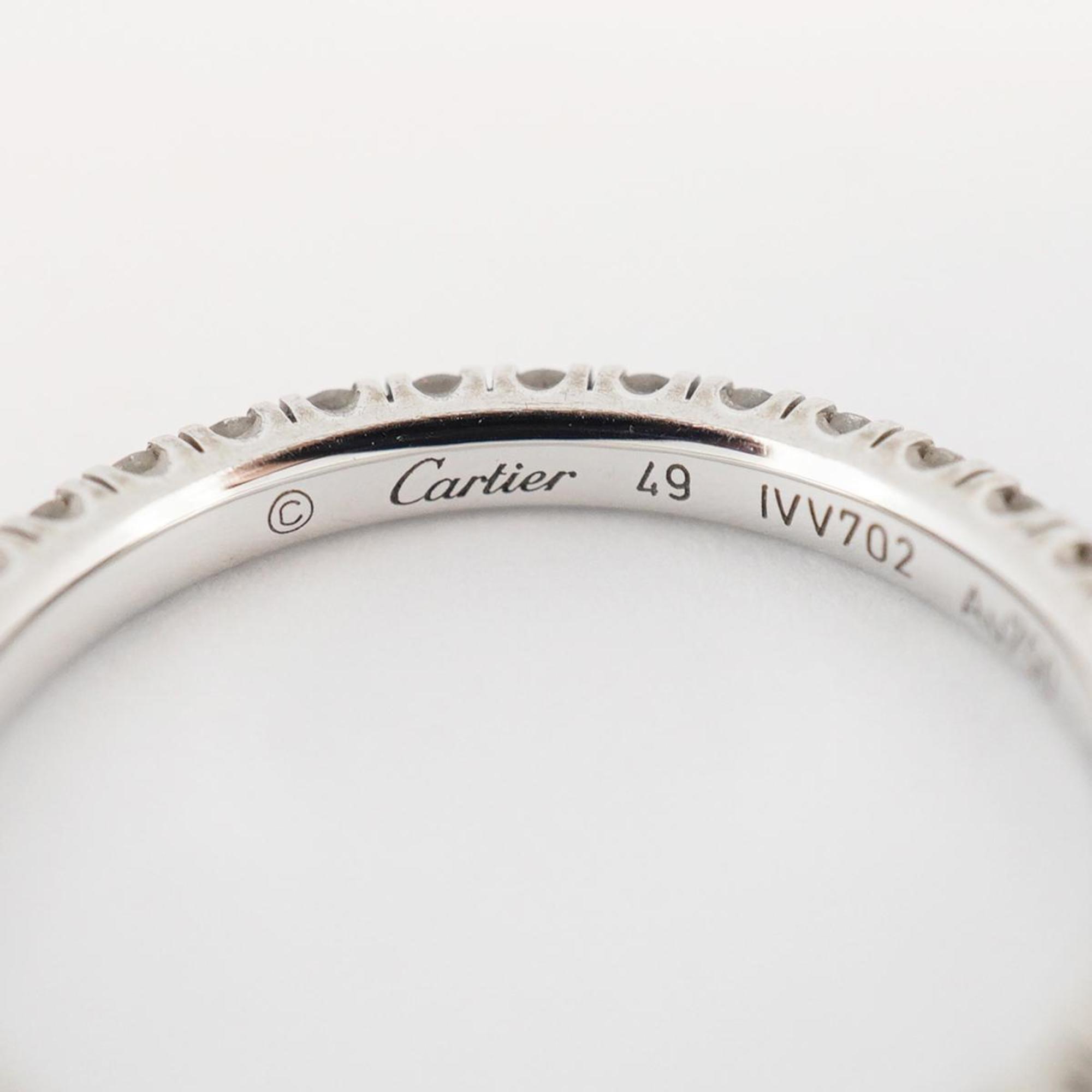 カルティエ(Cartier) カルティエ リング エタンセル フルダイヤ ダイヤモンド K18WG ホワイトゴールド  レディース