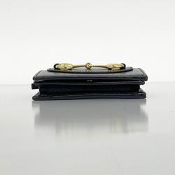 グッチ(Gucci) グッチ 財布 ホースビット 621887 レザー ブラック   レディース