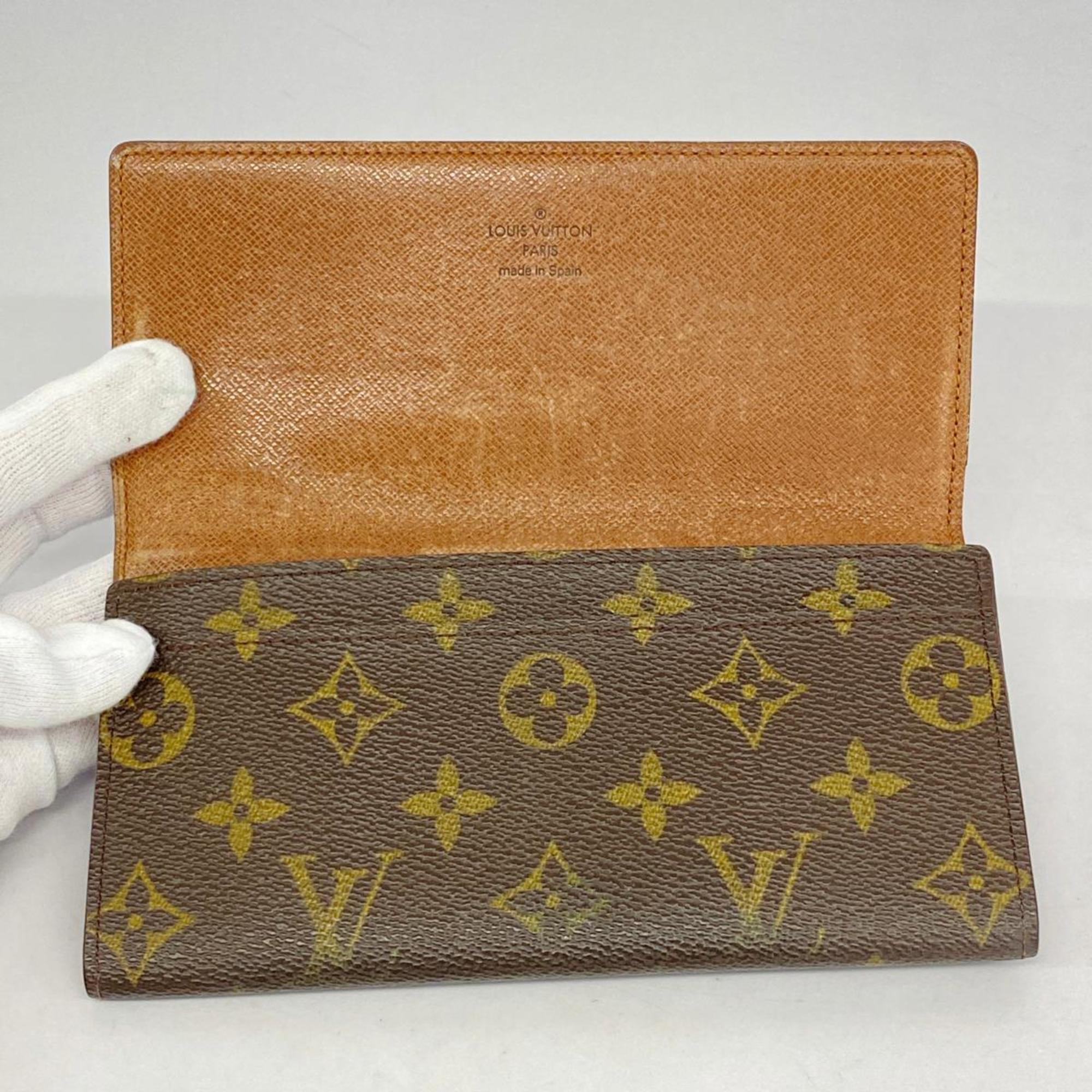 ルイ・ヴィトン(Louis Vuitton) ルイ・ヴィトン 長札入れ モノグラム ポルト円3カルトクレディ M61818 ブラウンメンズ レディース