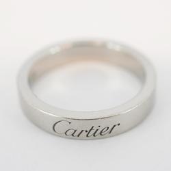 カルティエ(Cartier) カルティエ リング エングレーブド Pt950 プラチナ  レディース