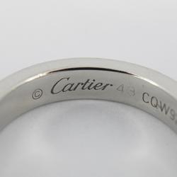 カルティエ(Cartier) カルティエ リング エングレーブド Pt950 プラチナ  レディース