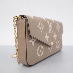 ルイ・ヴィトン(Louis Vuitton) ルイ・ヴィトン ショルダーウォレット モノグラム・アンプラント バイカラー ポシェットフェリシー M82610 トゥルトレール クレームレディース