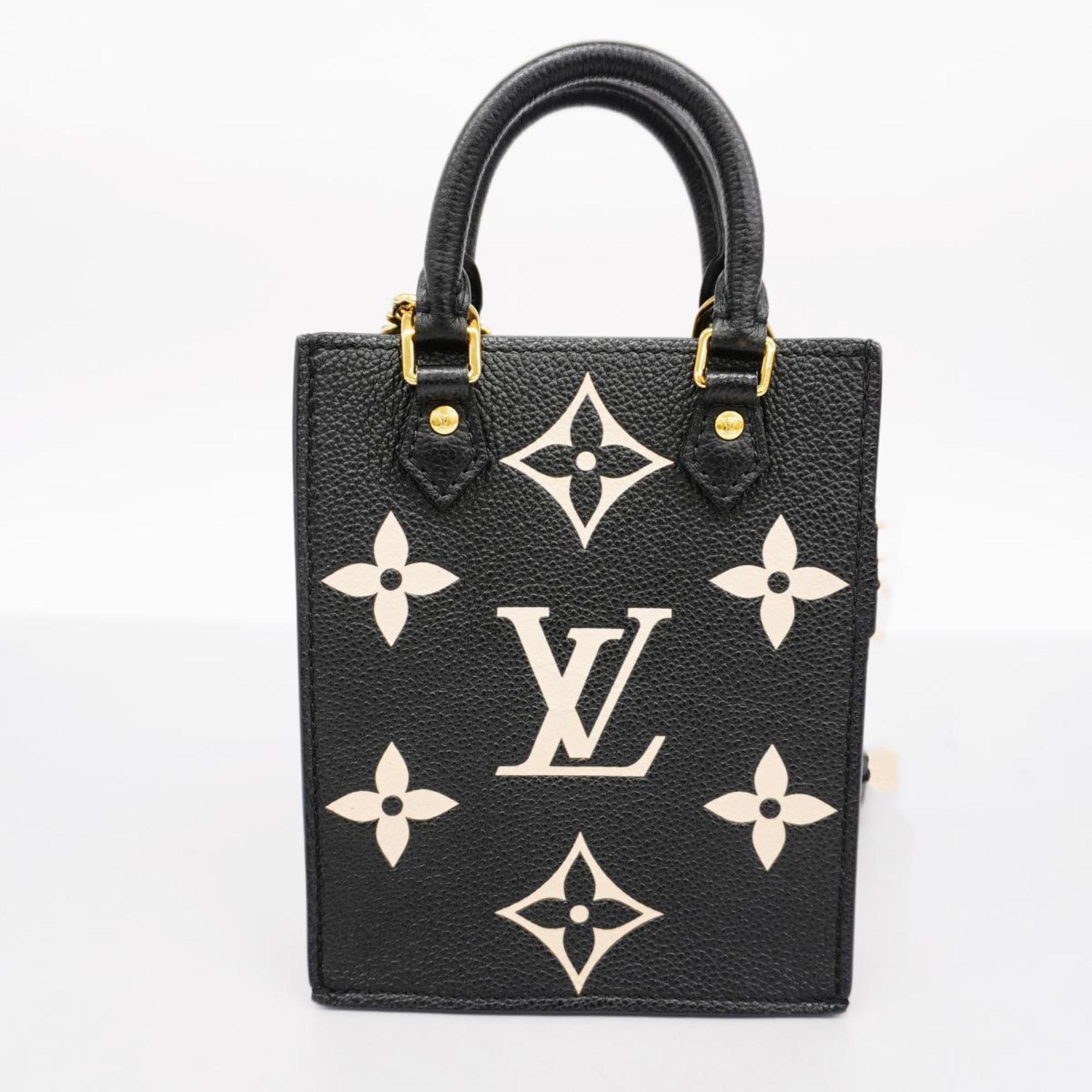 ルイ・ヴィトン(Louis Vuitton) ルイ・ヴィトン ショルダーバッグ モノグラム・アンプラント バイカラー プティット サックプラ M81416 ブラックベージュレディース