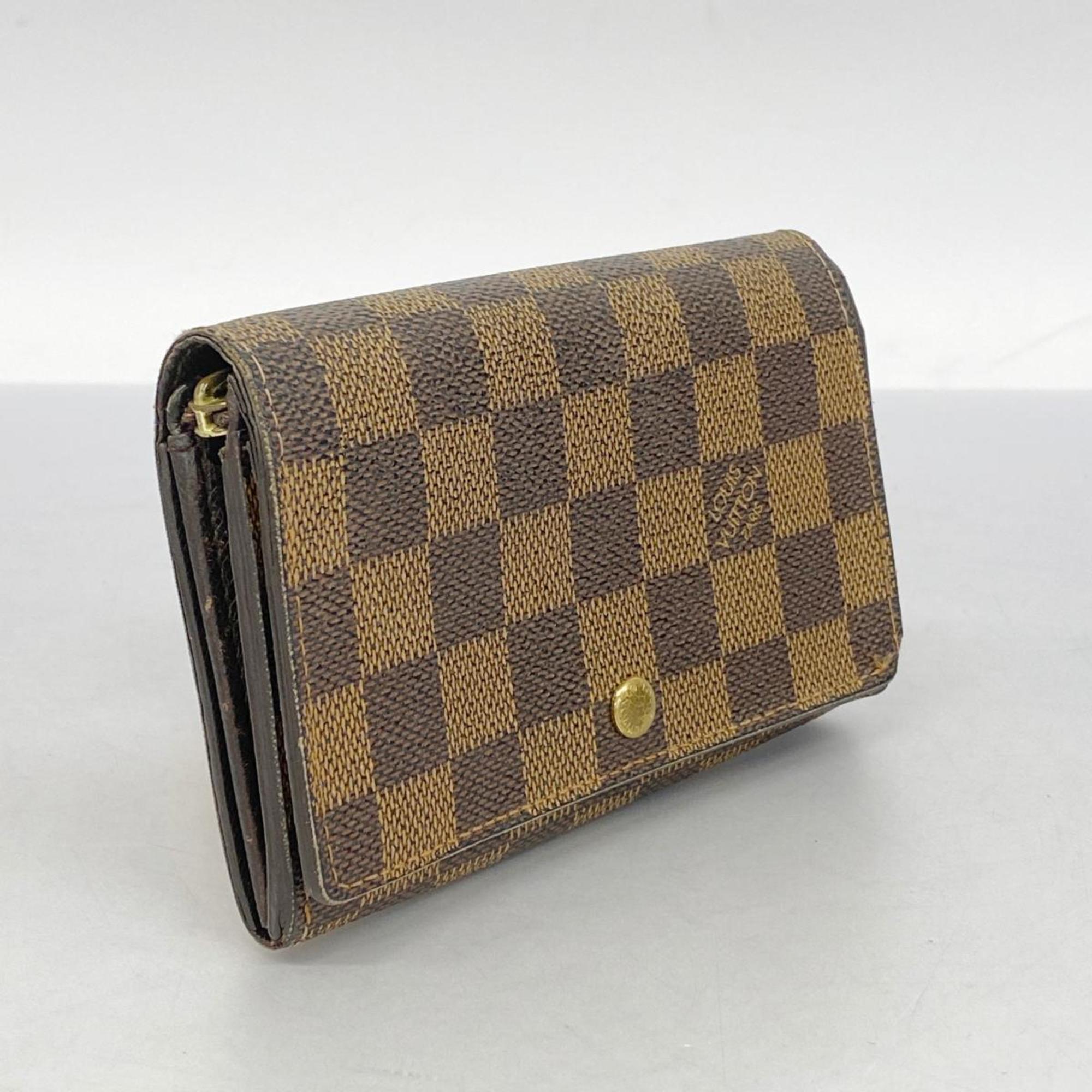 ルイ・ヴィトン(Louis Vuitton) ルイ・ヴィトン 財布 ダミエ ポルトモネビエトレゾール N61730 エベヌメンズ レディース