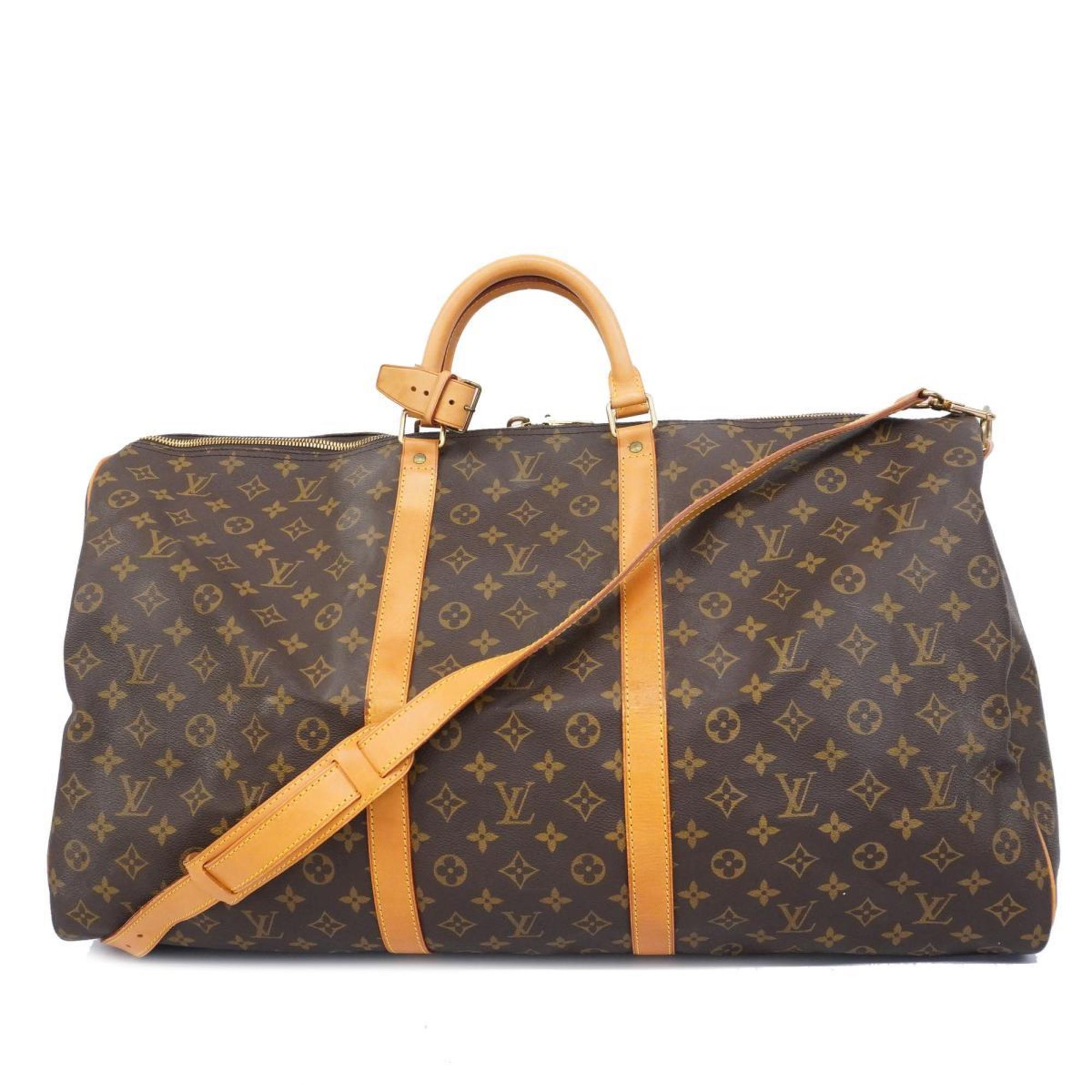 ルイ・ヴィトン(Louis Vuitton) ルイ・ヴィトン ボストンバッグ モノグラム キーポルバンドリエール60 M41412 ブラウンメンズ レディース