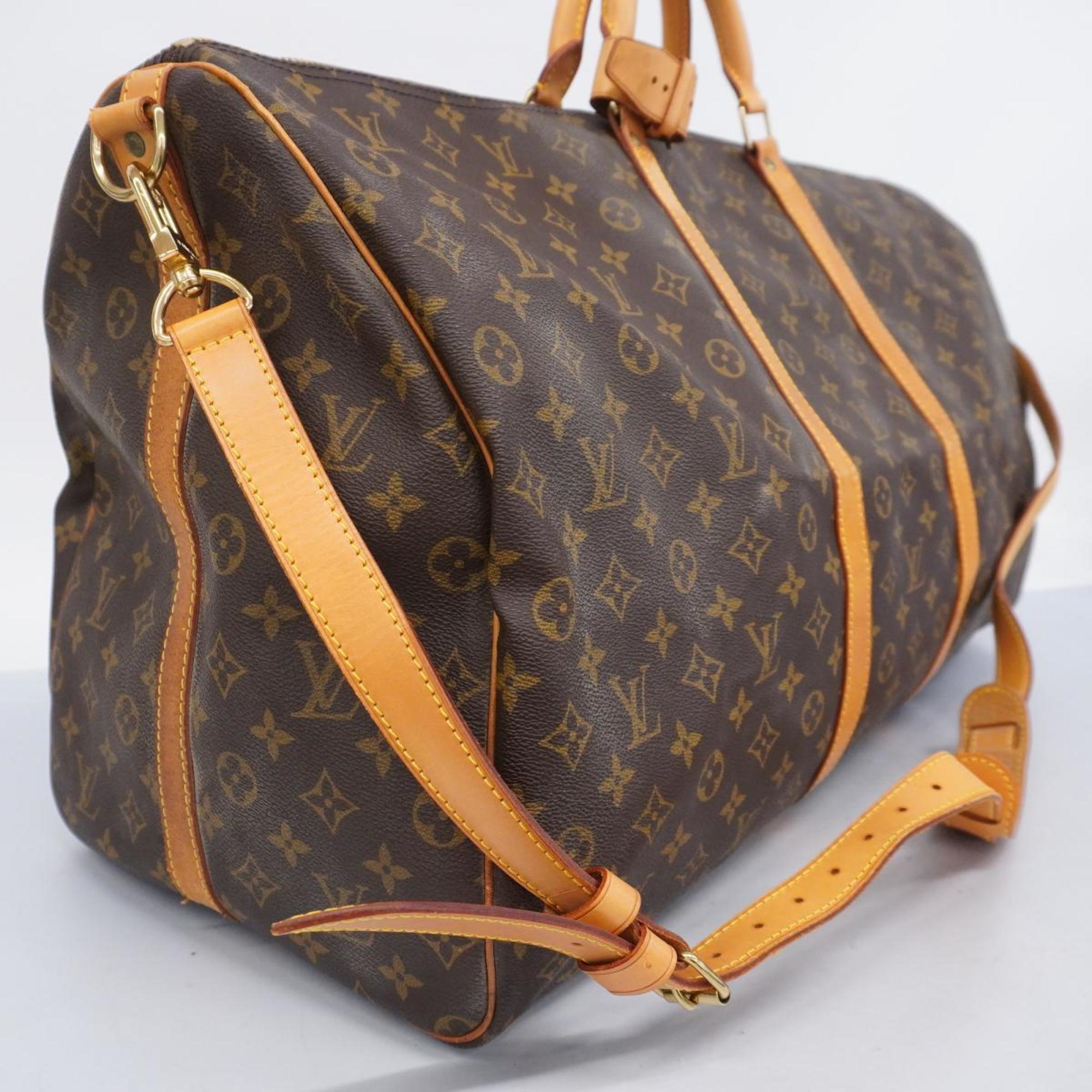 ルイ・ヴィトン(Louis Vuitton) ルイ・ヴィトン ボストンバッグ モノグラム キーポルバンドリエール60 M41412 ブラウンメンズ レディース