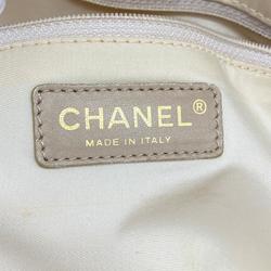 シャネル(Chanel) シャネル トートバッグ ニュートラベル ナイロン ピンクベージュ シャンパン レディース