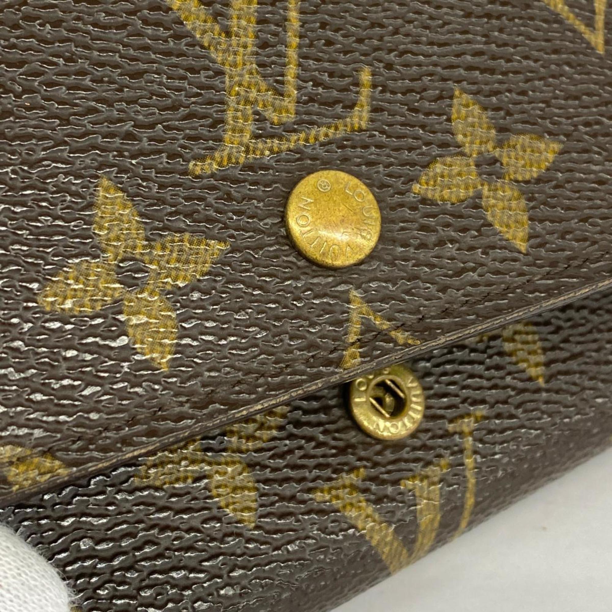 ルイ・ヴィトン(Louis Vuitton) ルイ・ヴィトン 財布 モノグラム ポルトモネビエトレゾール M61730 ブラウンメンズ レディース