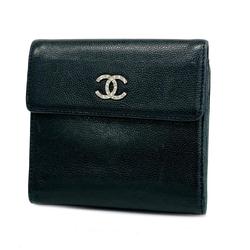 シャネル(Chanel) シャネル 財布 キャビアスキン ブラック   レディース