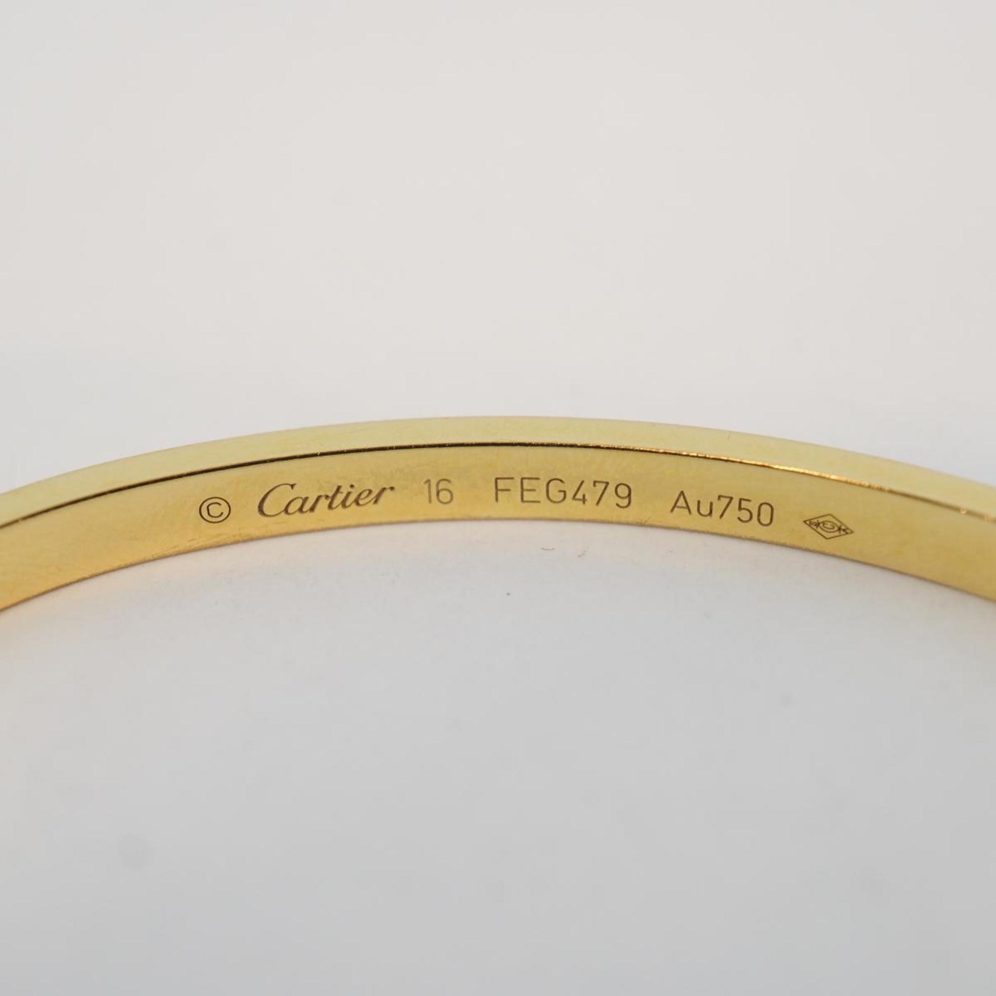 カルティエ(Cartier) カルティエ ブレスレット ラブブレス 10PD ダイヤモンド K18YG イエローゴールド  レディース