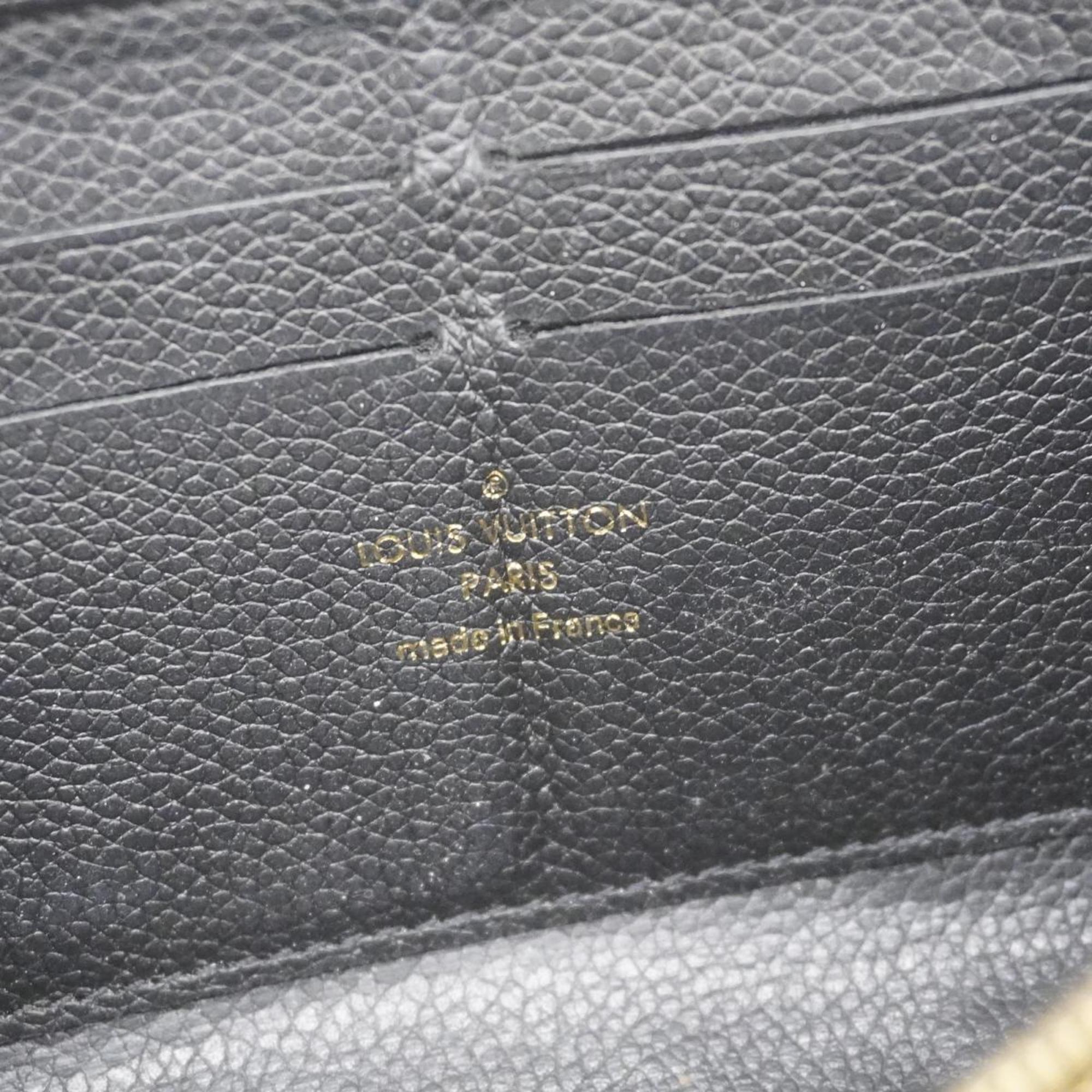 ルイ・ヴィトン(Louis Vuitton) ルイ・ヴィトン 長財布 モノグラム・アンプラント ジッピーウォレット  M60571 ノワールレディース