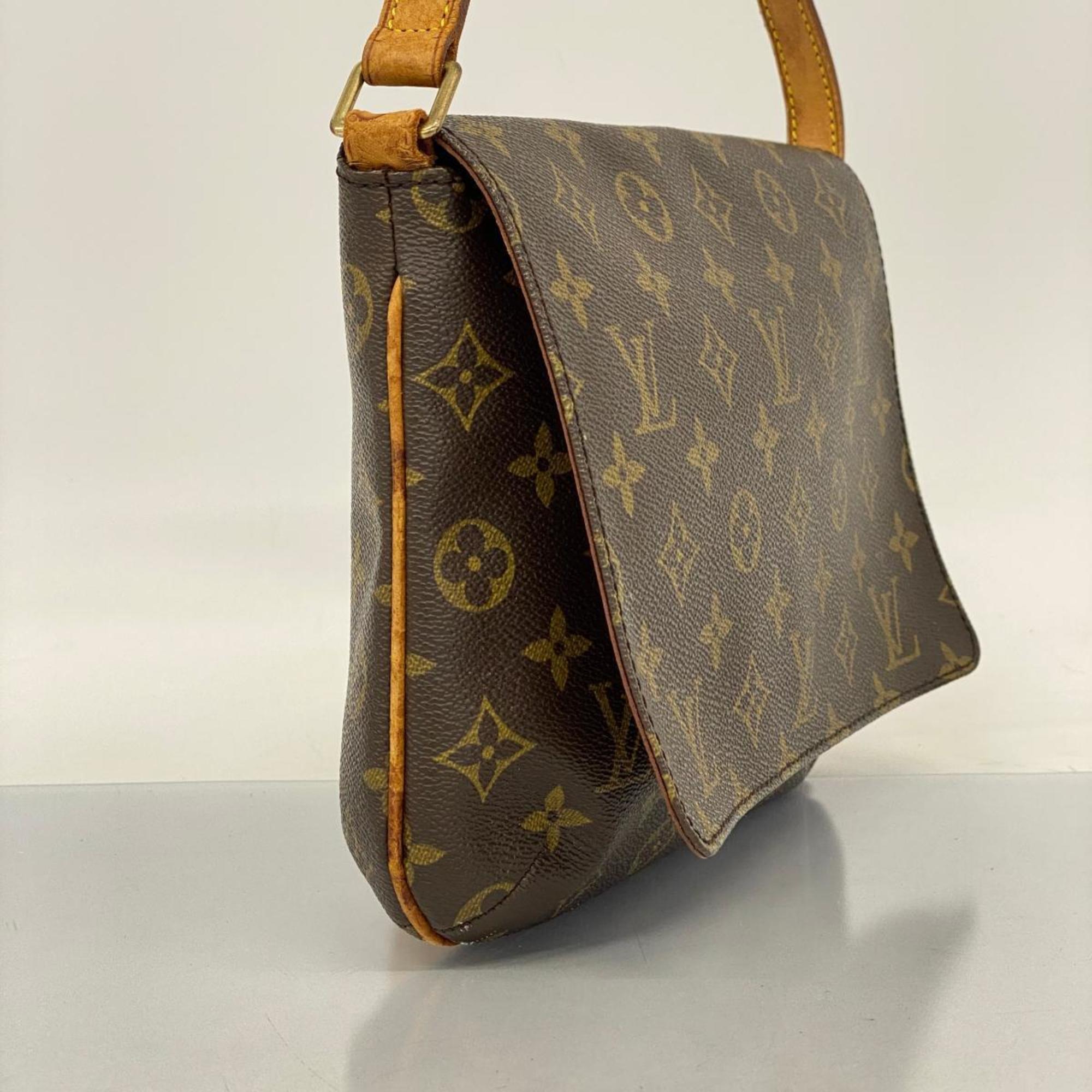 ルイ・ヴィトン(Louis Vuitton) ルイ・ヴィトン ショルダーバッグ モノグラム ミュゼットタンゴショートストラップ M51257 ブラウンレディース