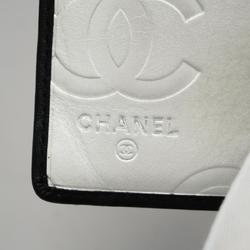 シャネル(Chanel) シャネル 長財布 カンボン ラムスキン ブラック   レディース