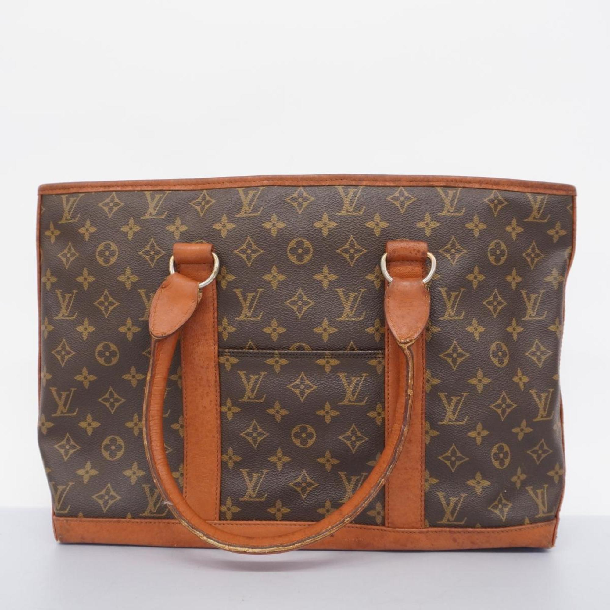 ルイ・ヴィトン(Louis Vuitton) ルイ・ヴィトン トートバッグ モノグラム サックウィークエンドPM M42425 ブラウンレディース