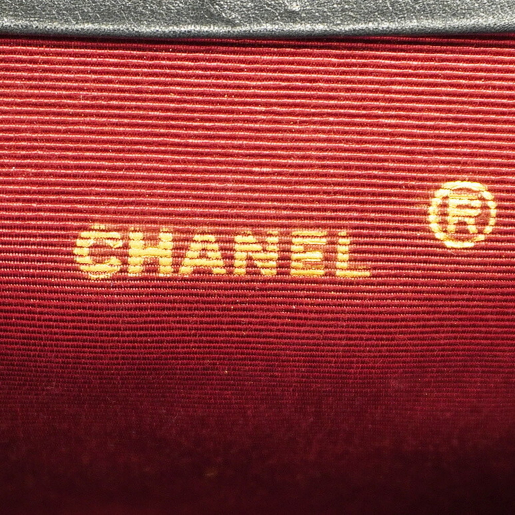 シャネル(Chanel) シャネル ショルダーバッグ マトラッセ チェーンショルダー コットン ネイビー   レディース