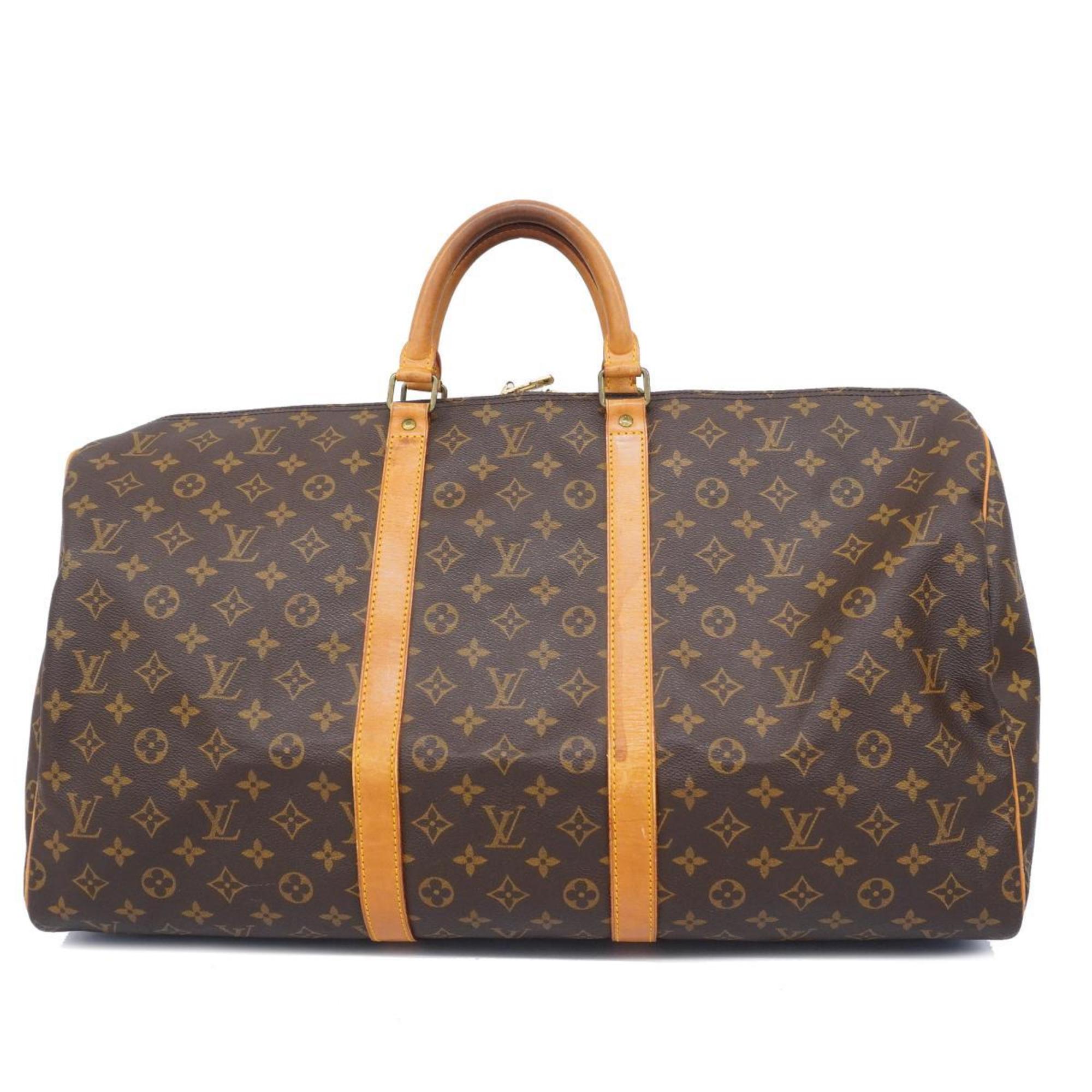 ルイ・ヴィトン(Louis Vuitton) ルイ・ヴィトン ボストンバッグ モノグラム キーポル55 M41424 ブラウンメンズ レディース