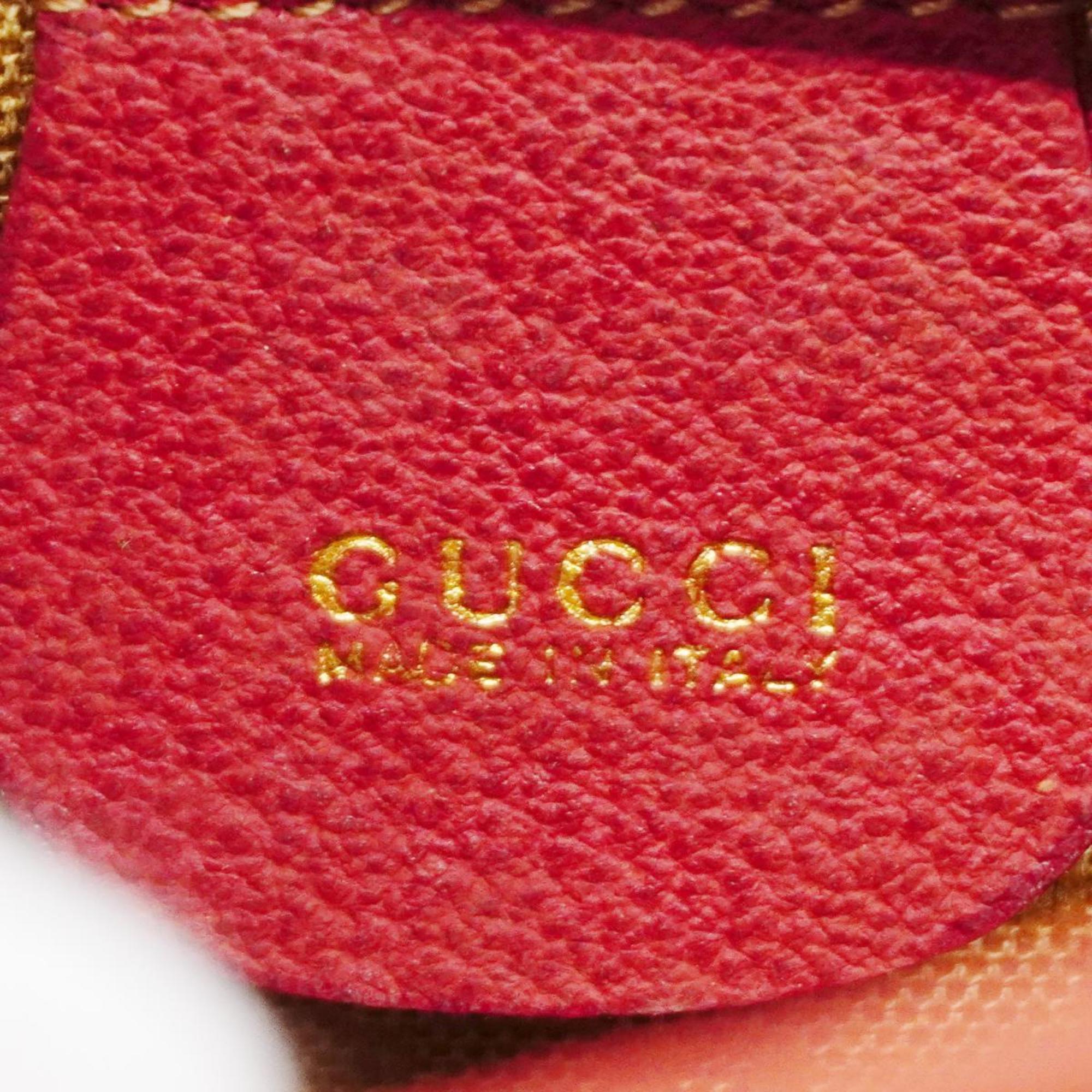 グッチ(Gucci) グッチ ショルダーバッグ バンブー 007 1793 0236 スウェード レッド シャンパン  レディース