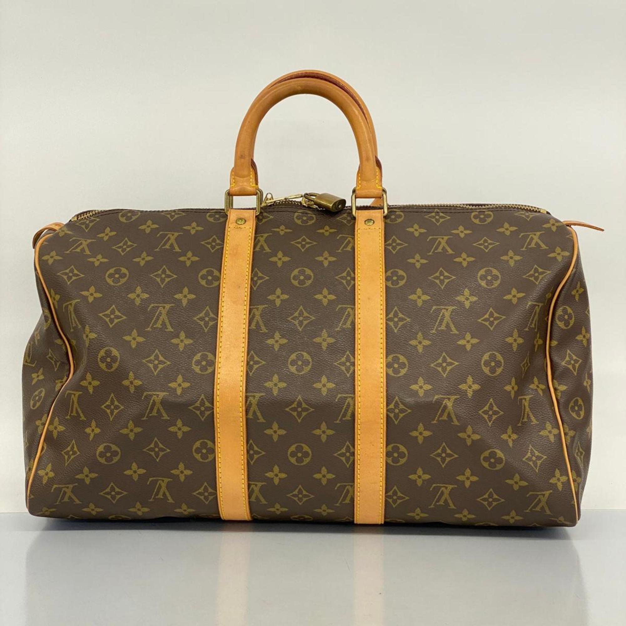 ルイ・ヴィトン(Louis Vuitton) ルイ・ヴィトン ボストンバッグ モノグラム キーポル45 M41428 ブラウンメンズ レディース