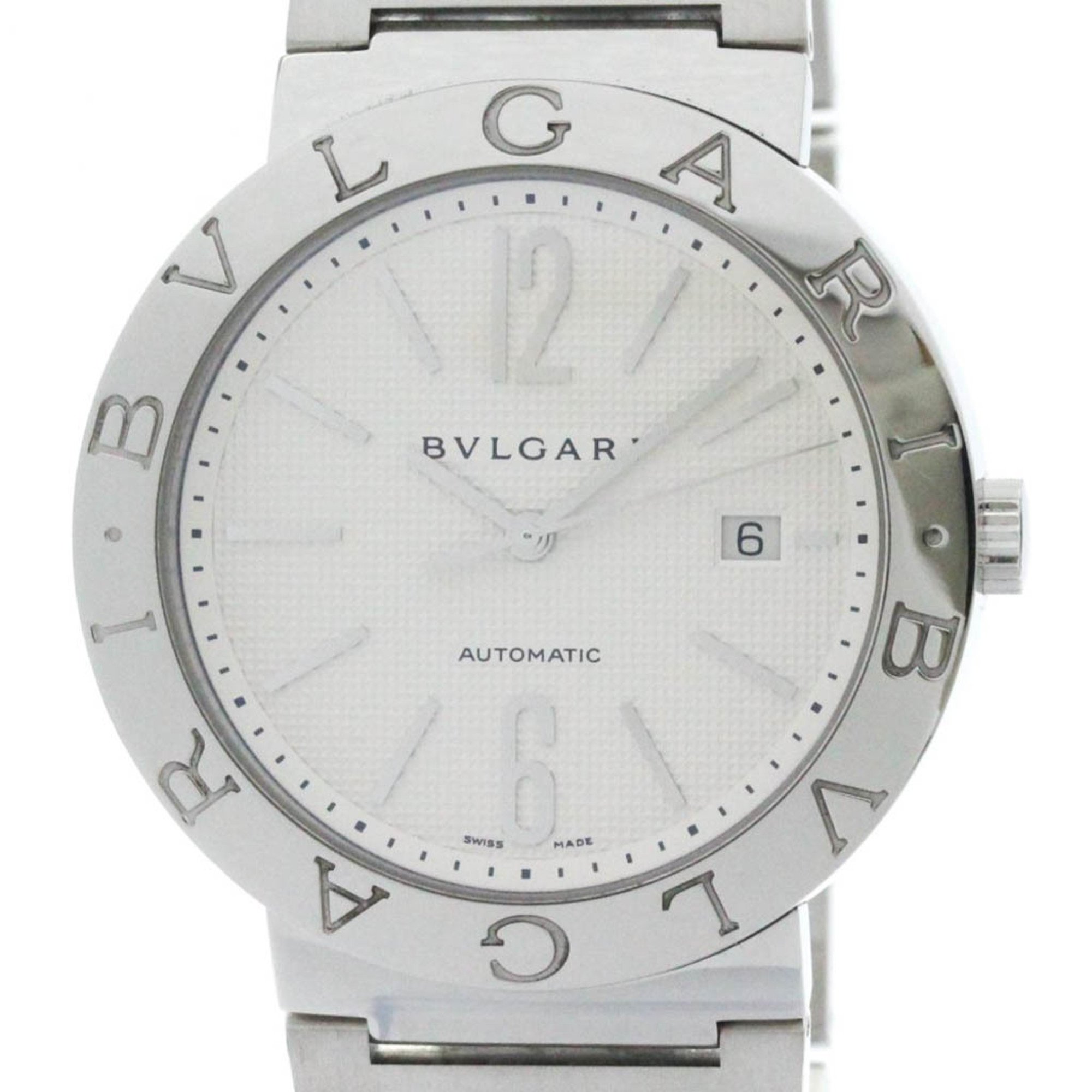 ブルガリ (BVLGARI) ブルガリブルガリ ステンレススチール 自動巻き メンズ 時計 BB42SS AUTO (外装仕上げ済み)【中古】