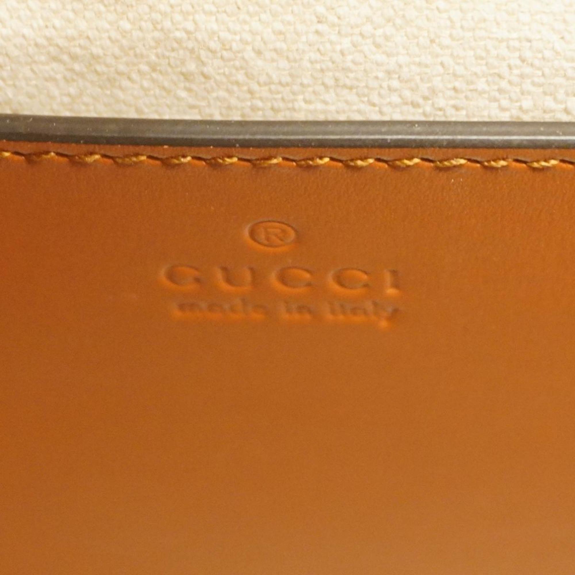 グッチ(Gucci) グッチ リュックサック バンブー 702096 レザー ブラウン   レディース